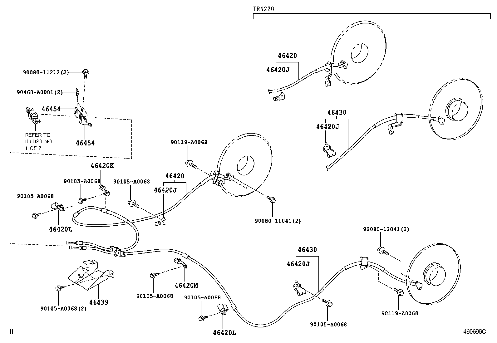 Exploded illustration 460696C