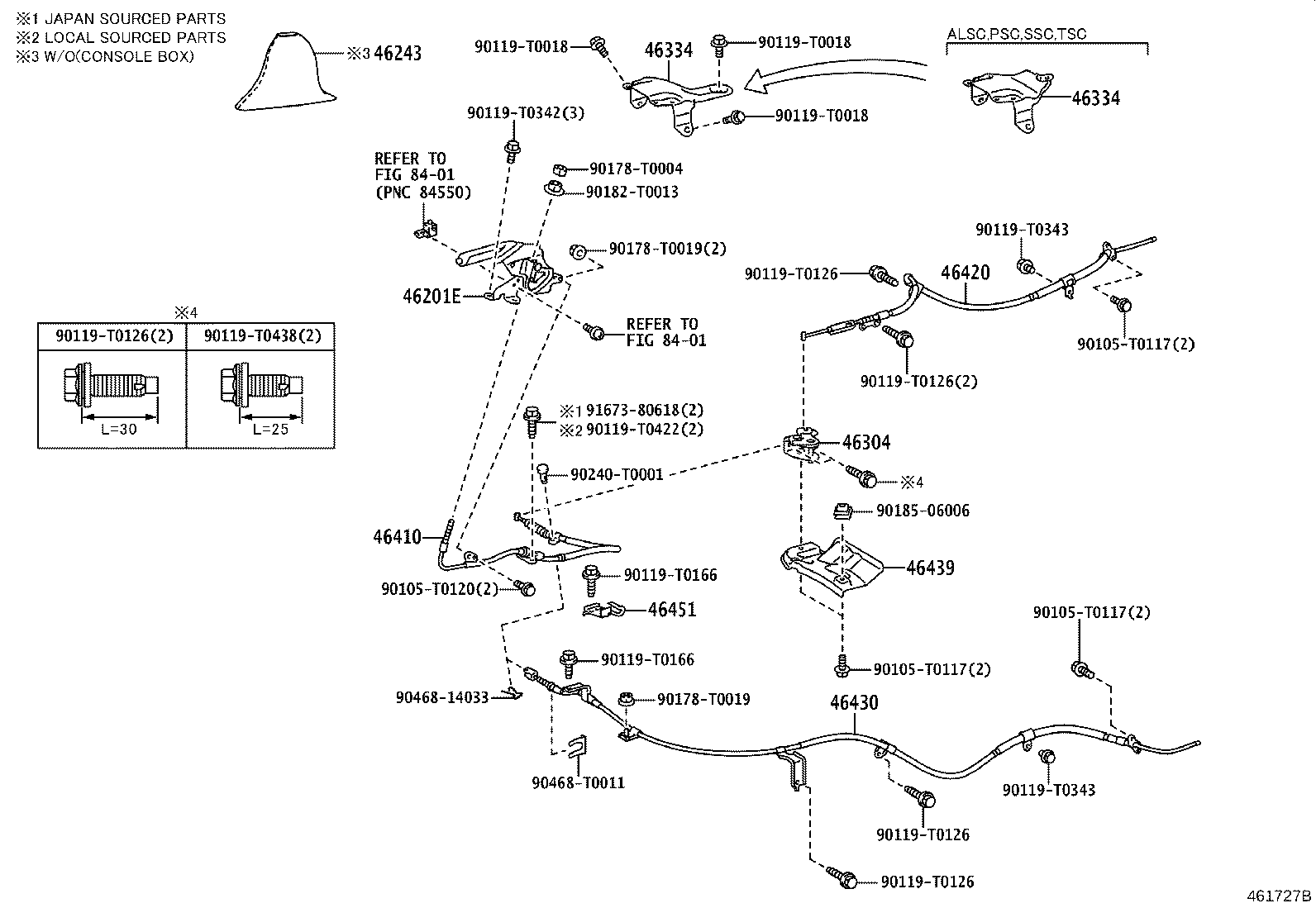 Exploded illustration 461727B