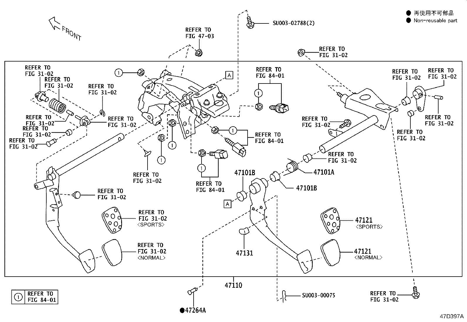 Exploded illustration 47D397A