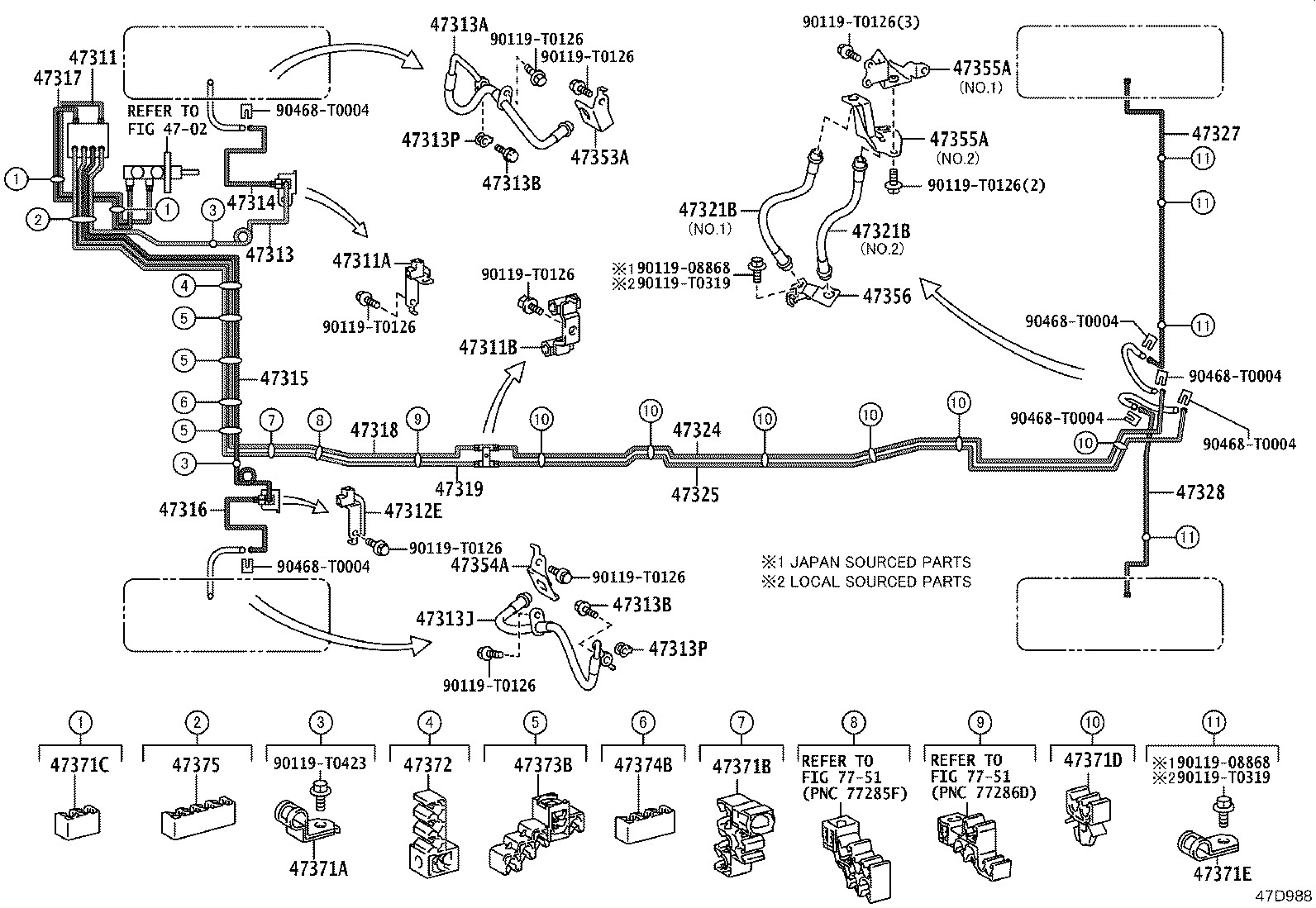 Exploded illustration 47D988