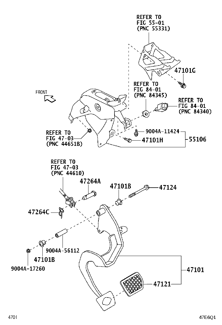Exploded illustration 47E6Q1