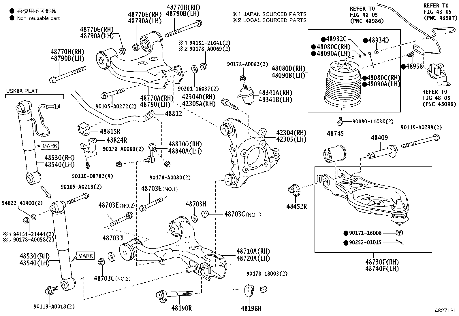 Exploded illustration 482713I
