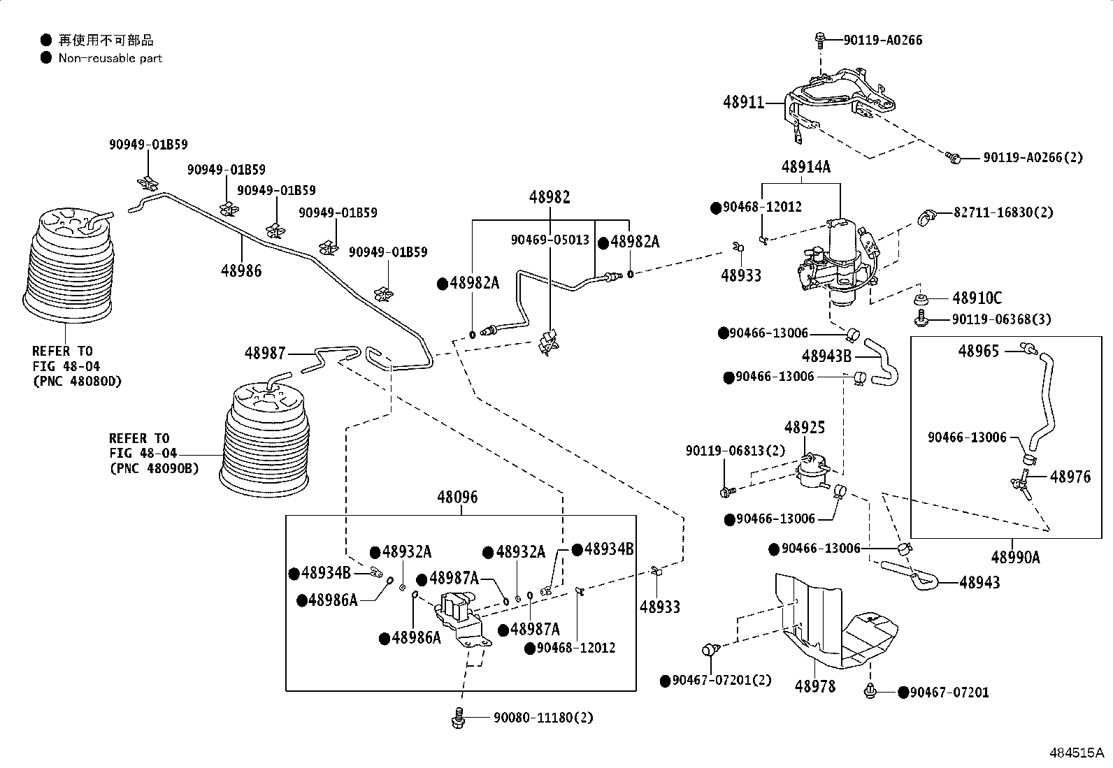 Exploded illustration 484515A