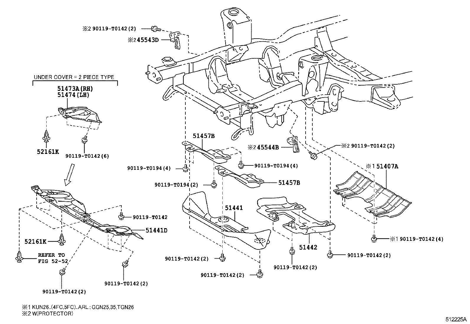 Exploded illustration 512225A