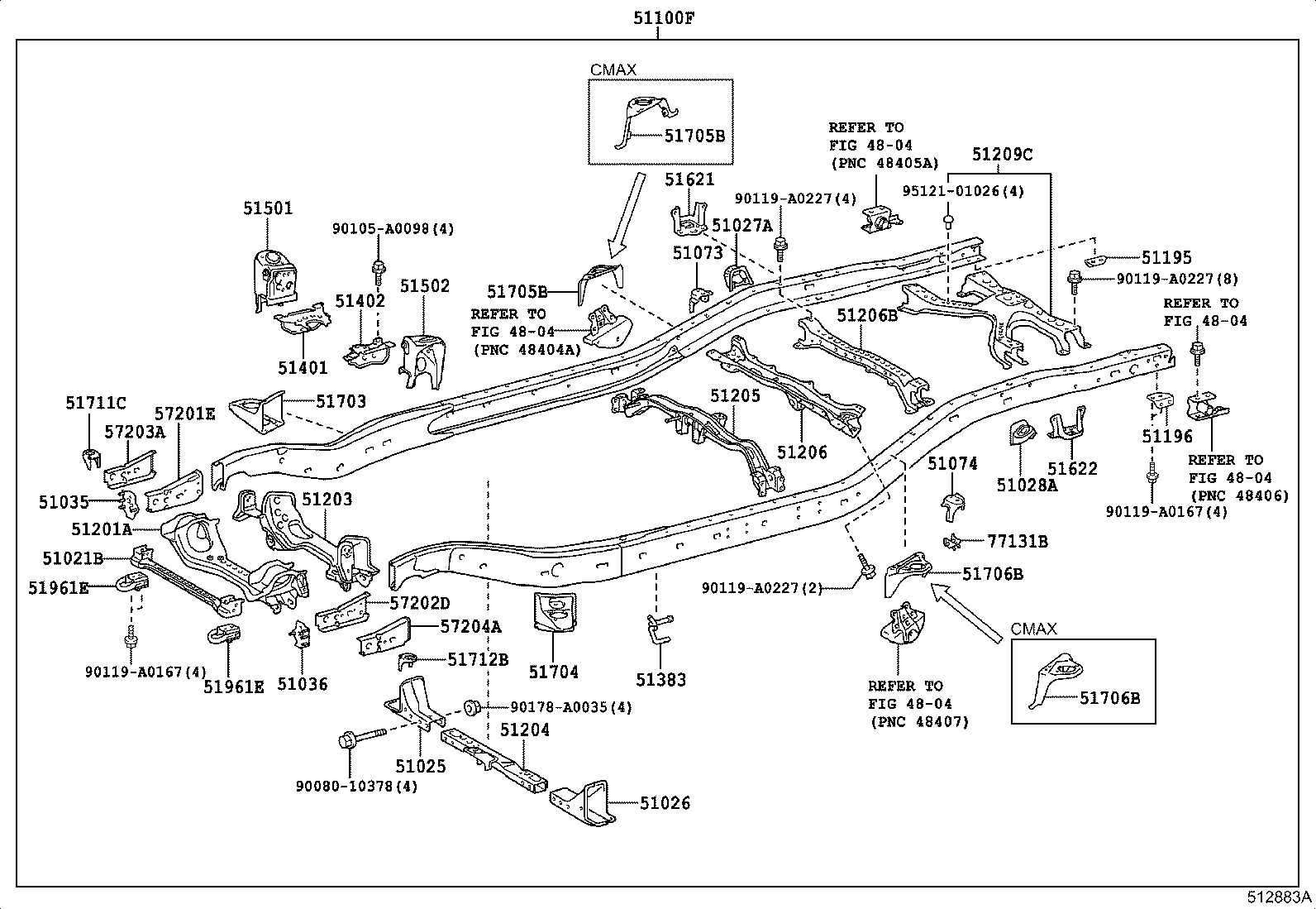Exploded illustration 512883A