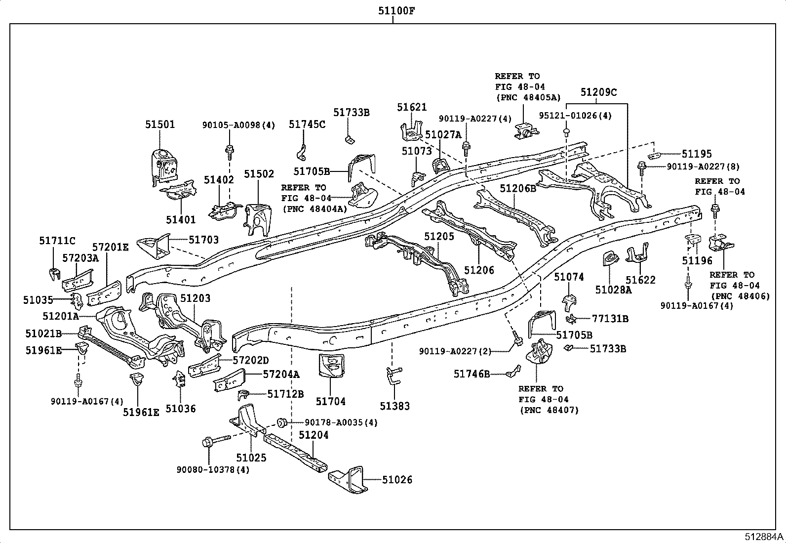 Exploded illustration 512884A