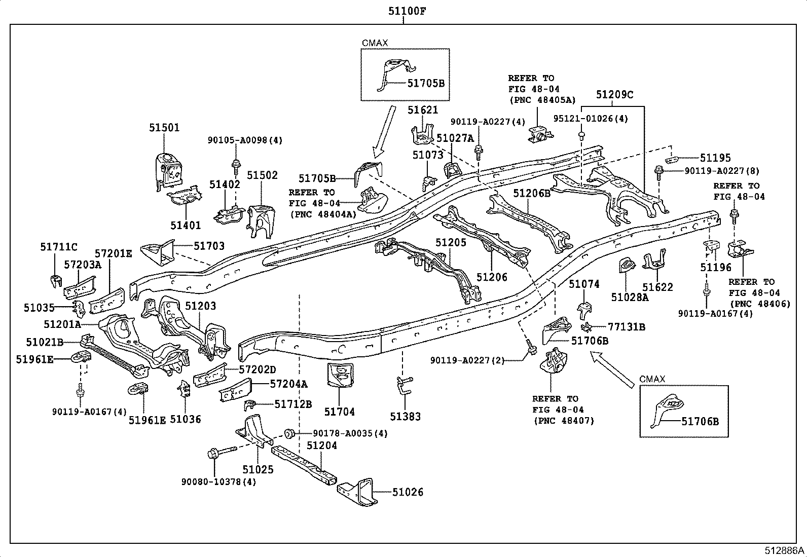 Exploded illustration 512886A