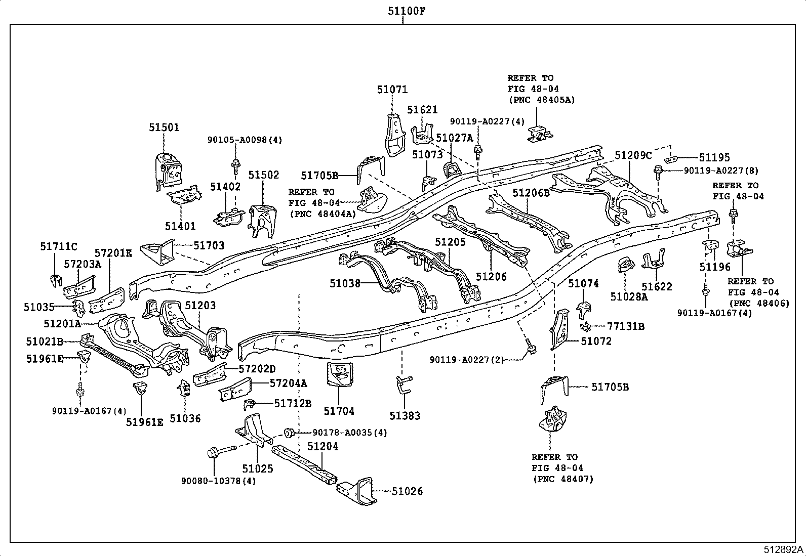 Exploded illustration 512892A