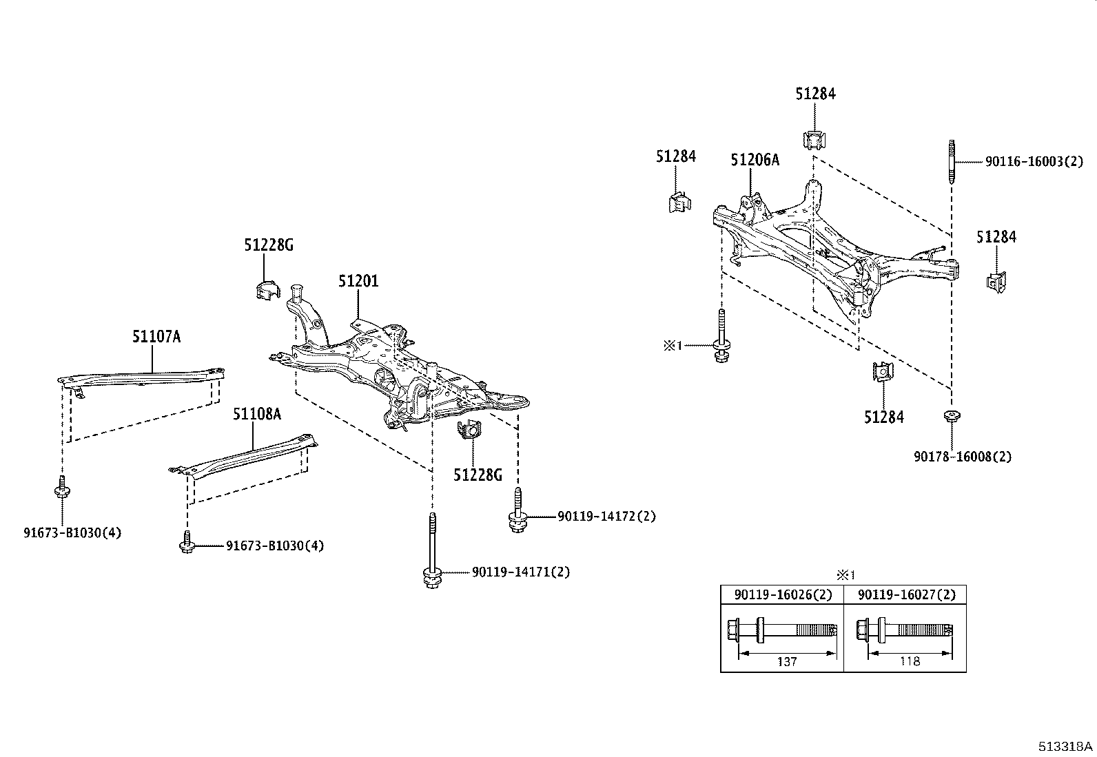 Exploded illustration 513318A