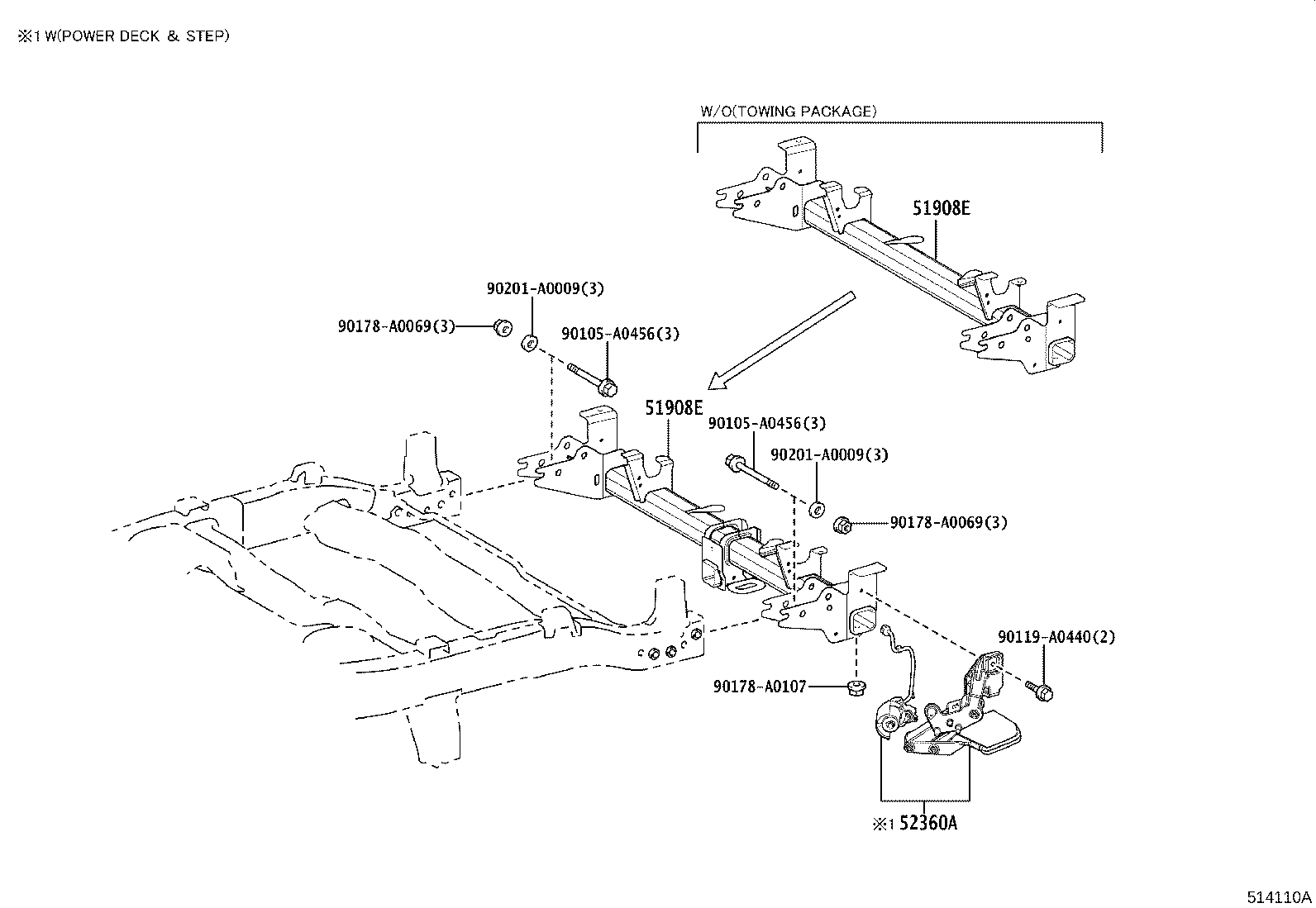Exploded illustration 514110A