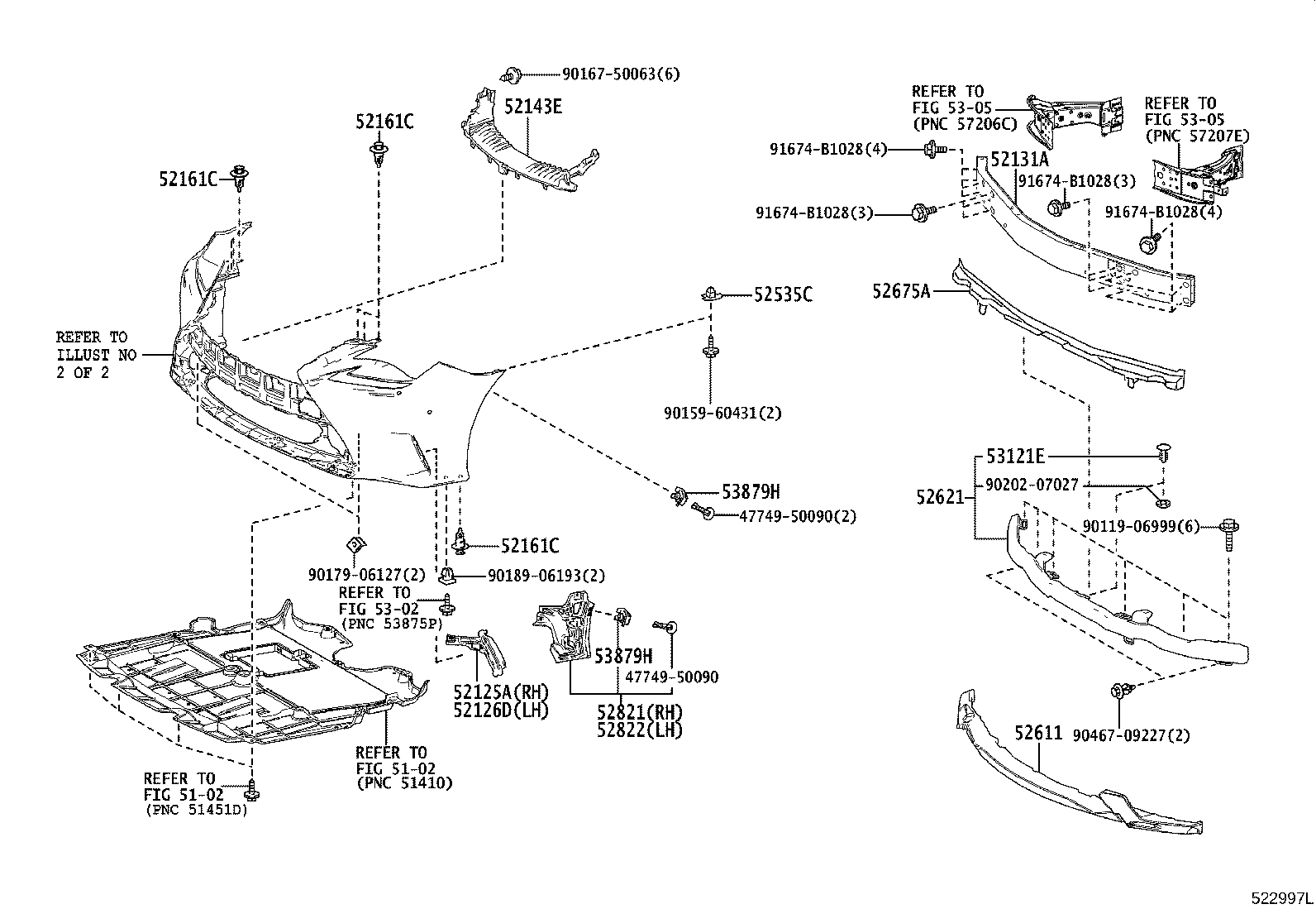 Exploded illustration 522997L