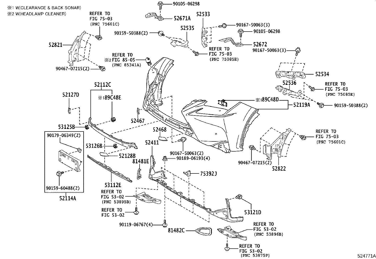 Exploded illustration 524771A