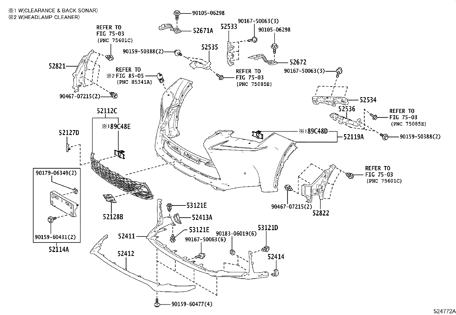 Exploded illustration 524772A