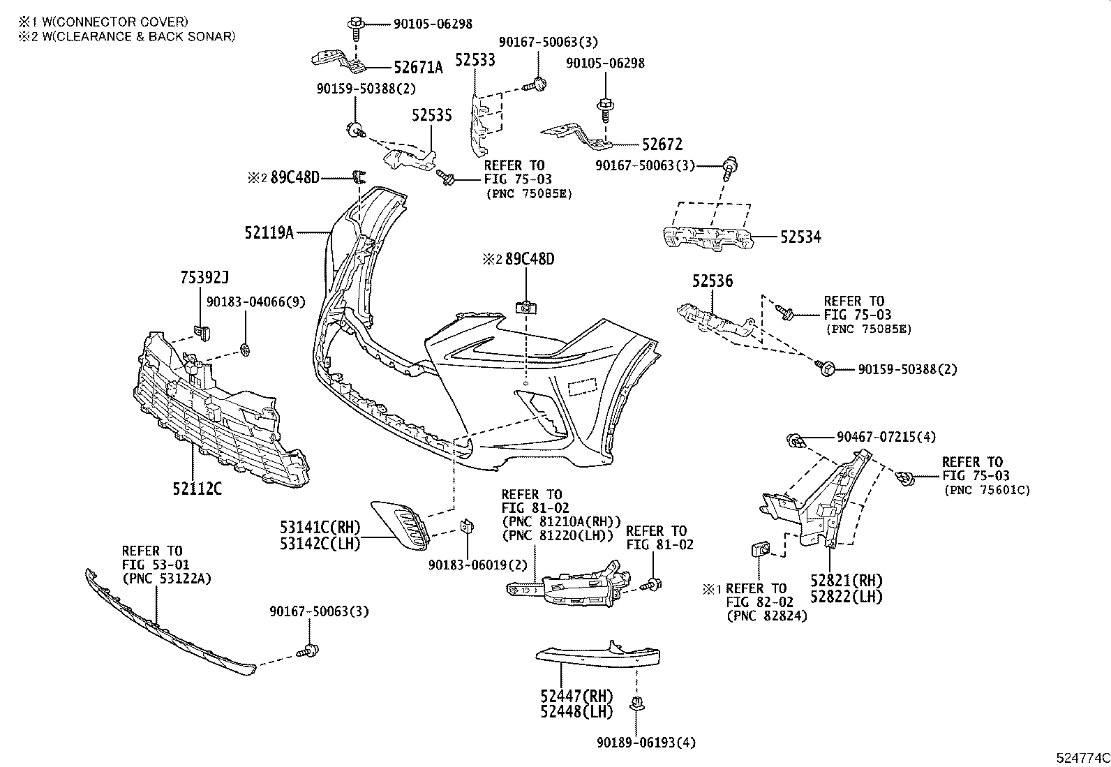 Exploded illustration 524774C