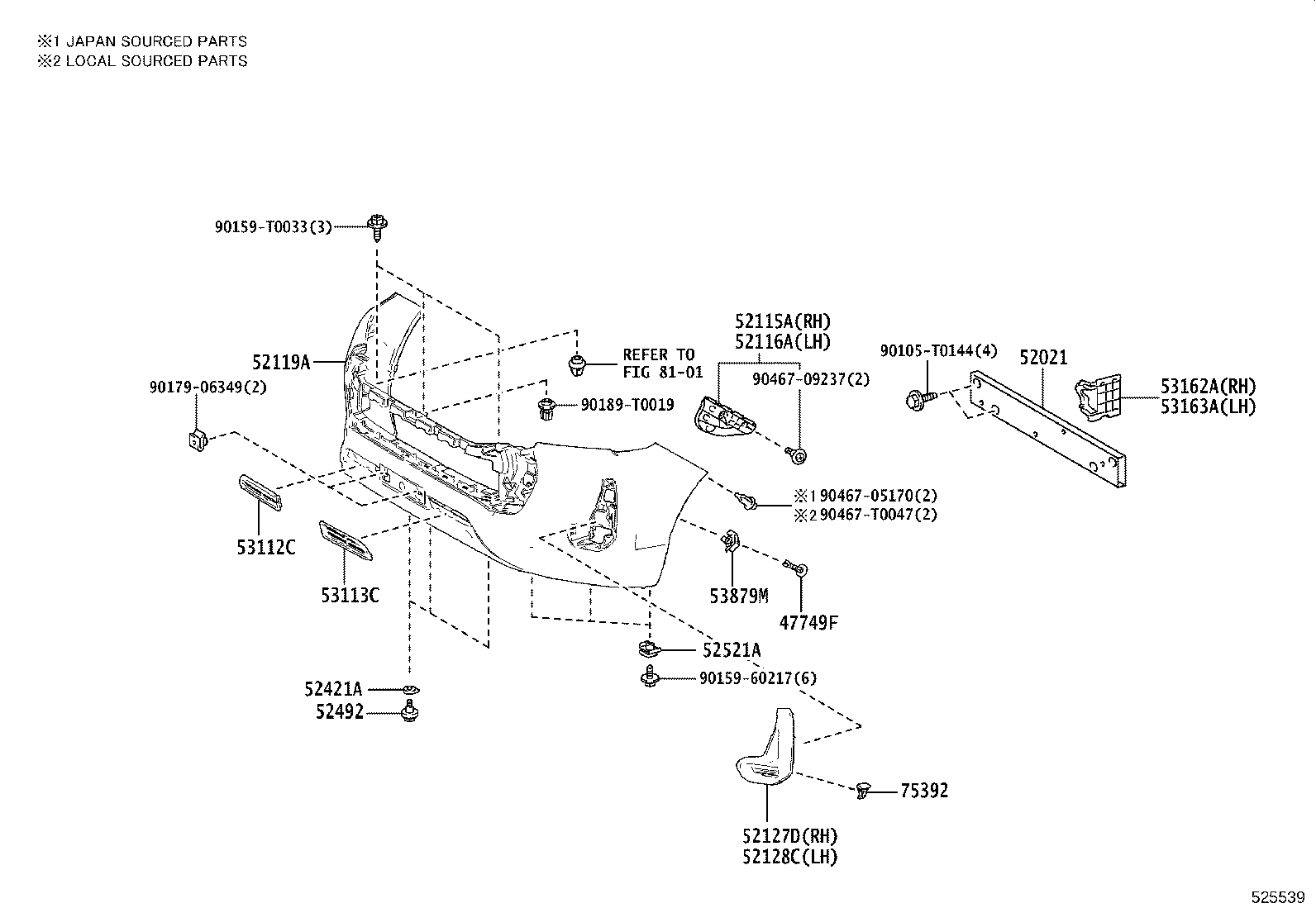 Exploded illustration 525539