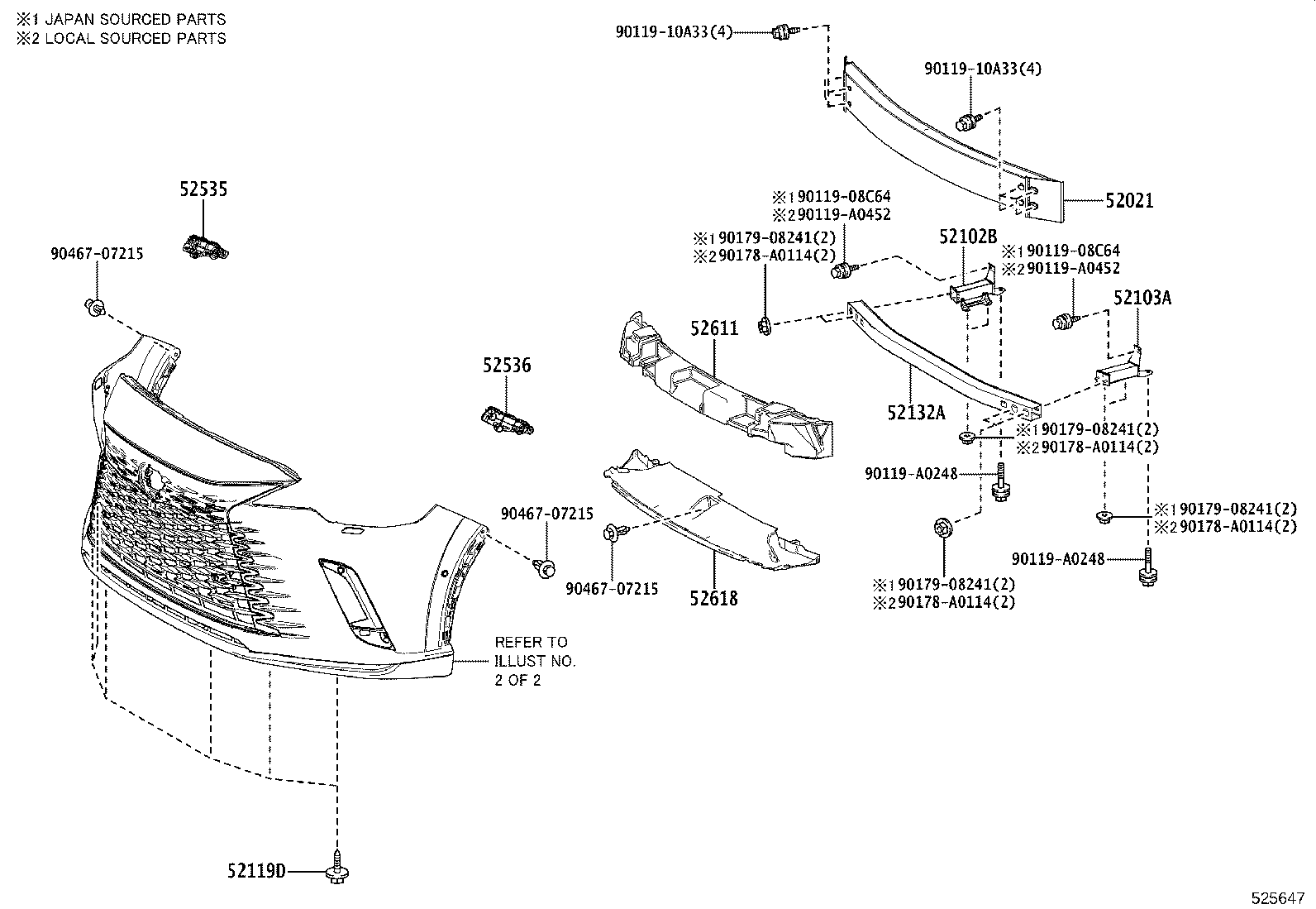 Exploded illustration 525647