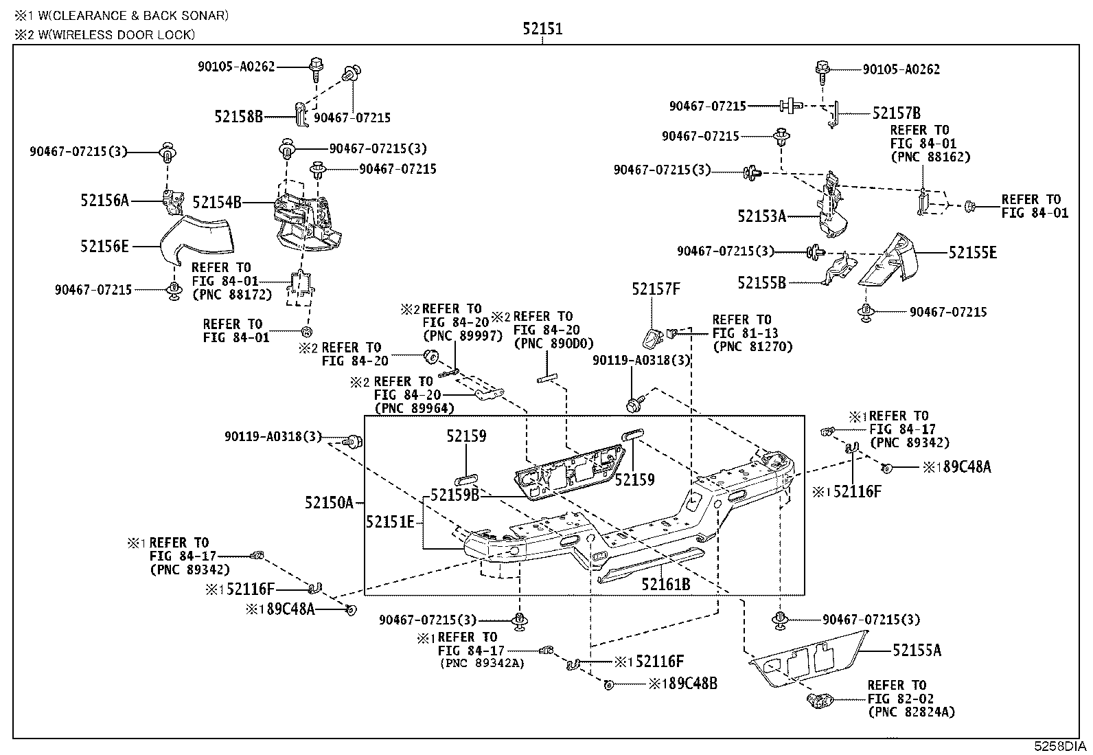 Exploded illustration 5258DIA