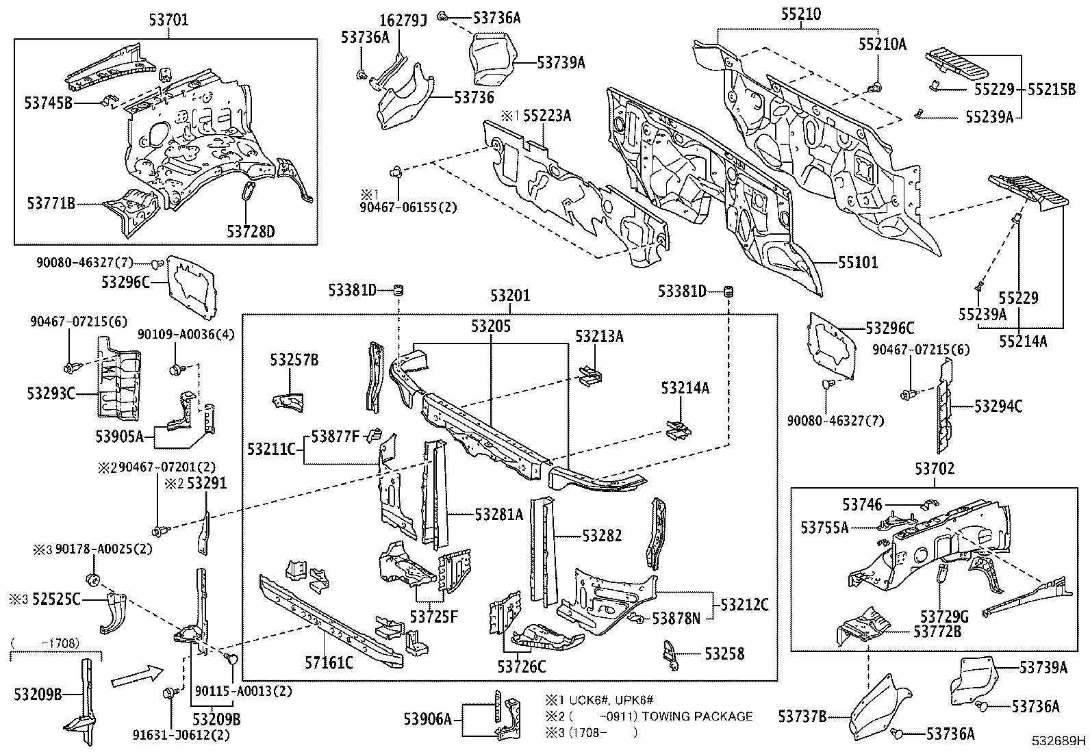 Exploded illustration 532689H
