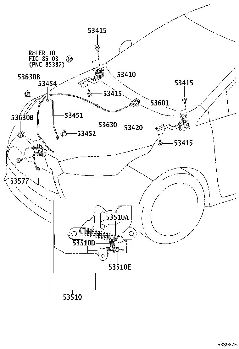 Exploded illustration 533967B