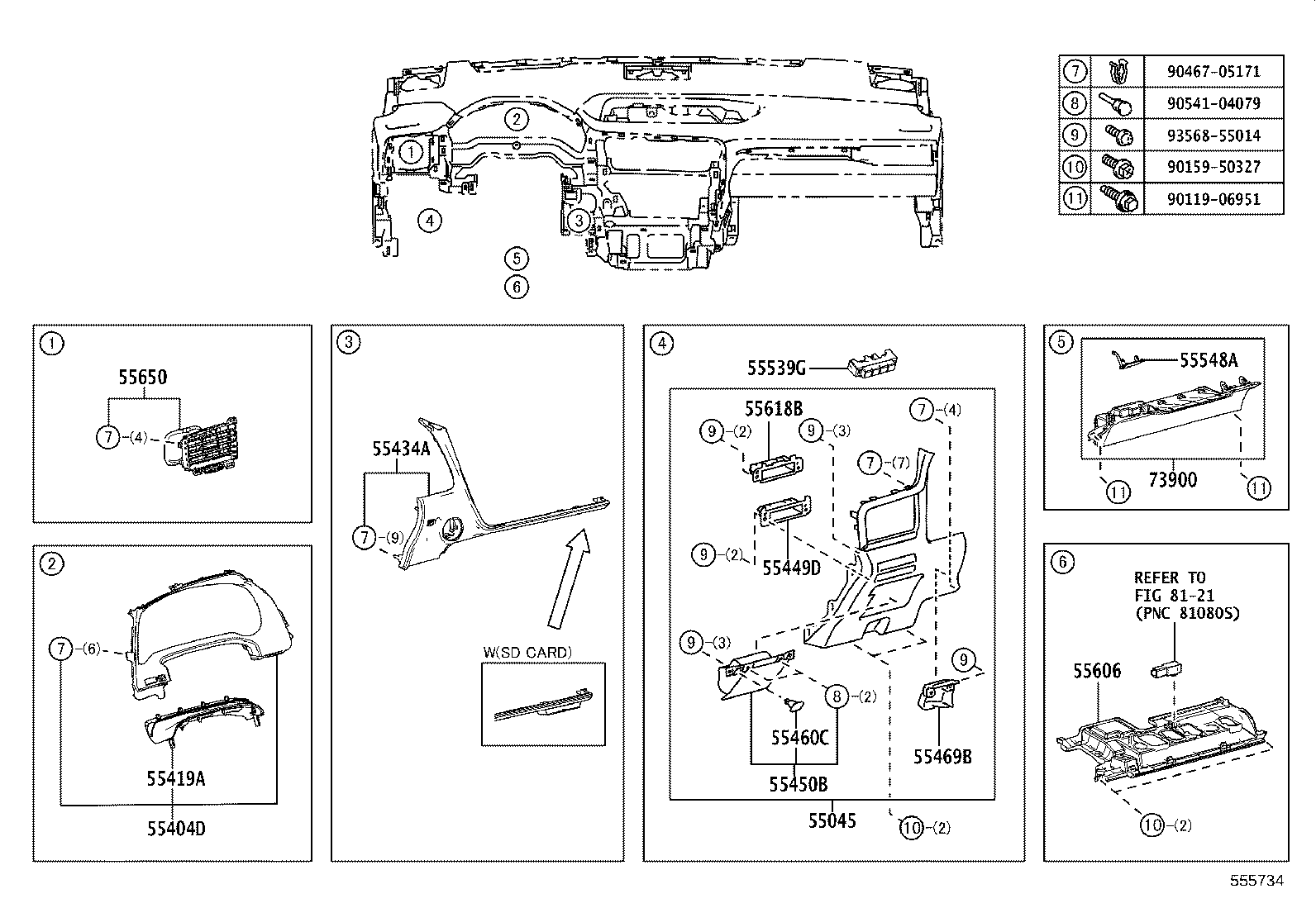 Exploded illustration 555734