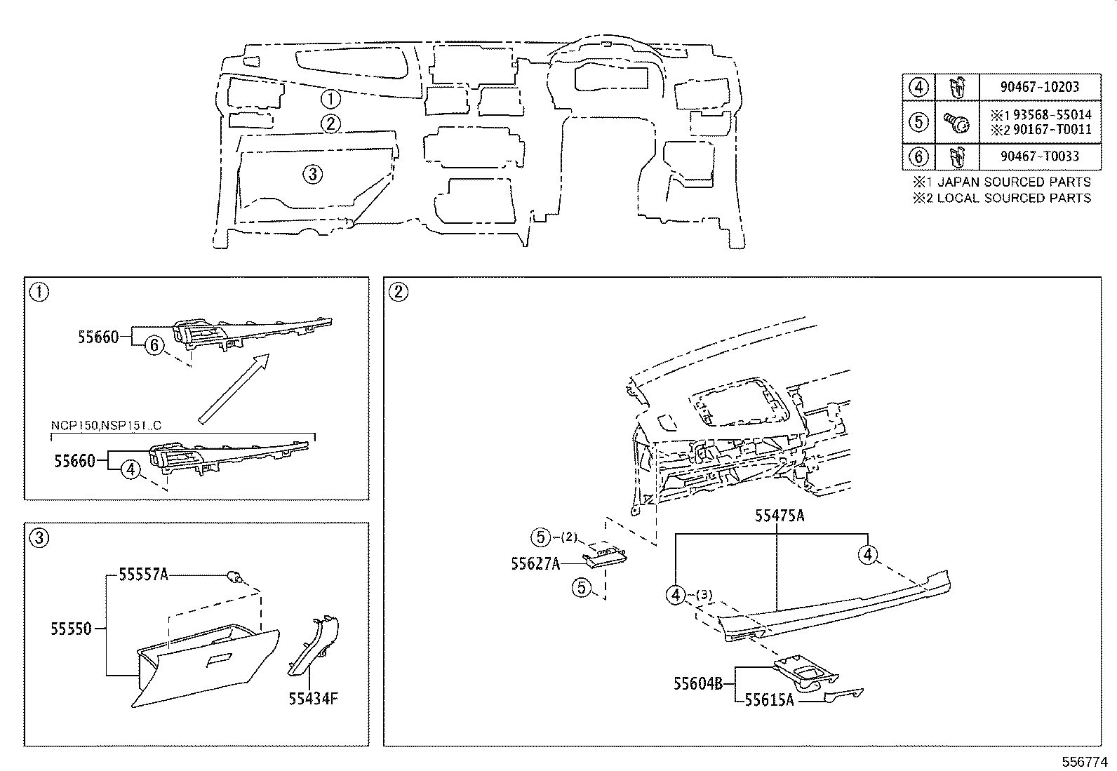Exploded illustration 556774