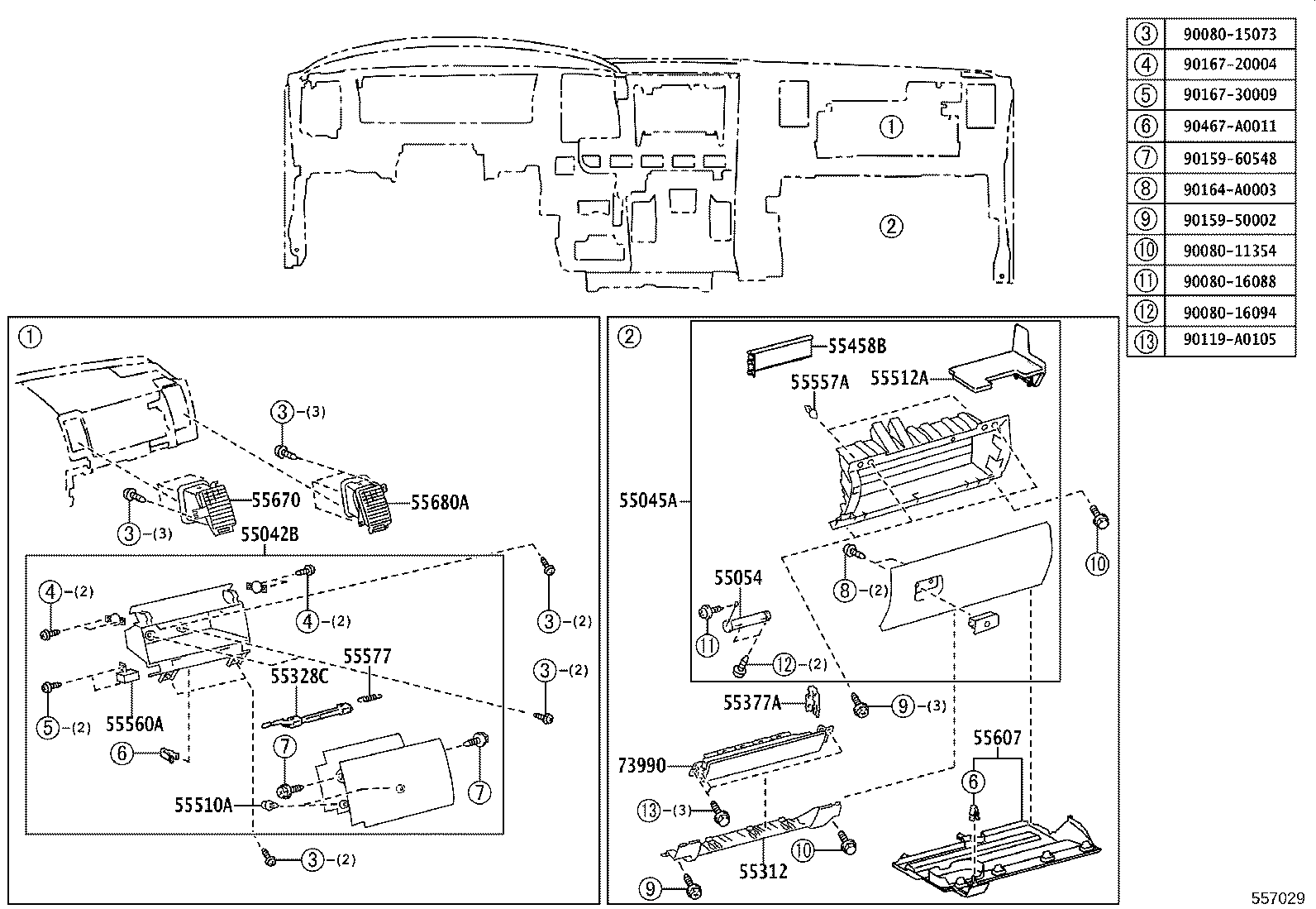 Exploded illustration 557029