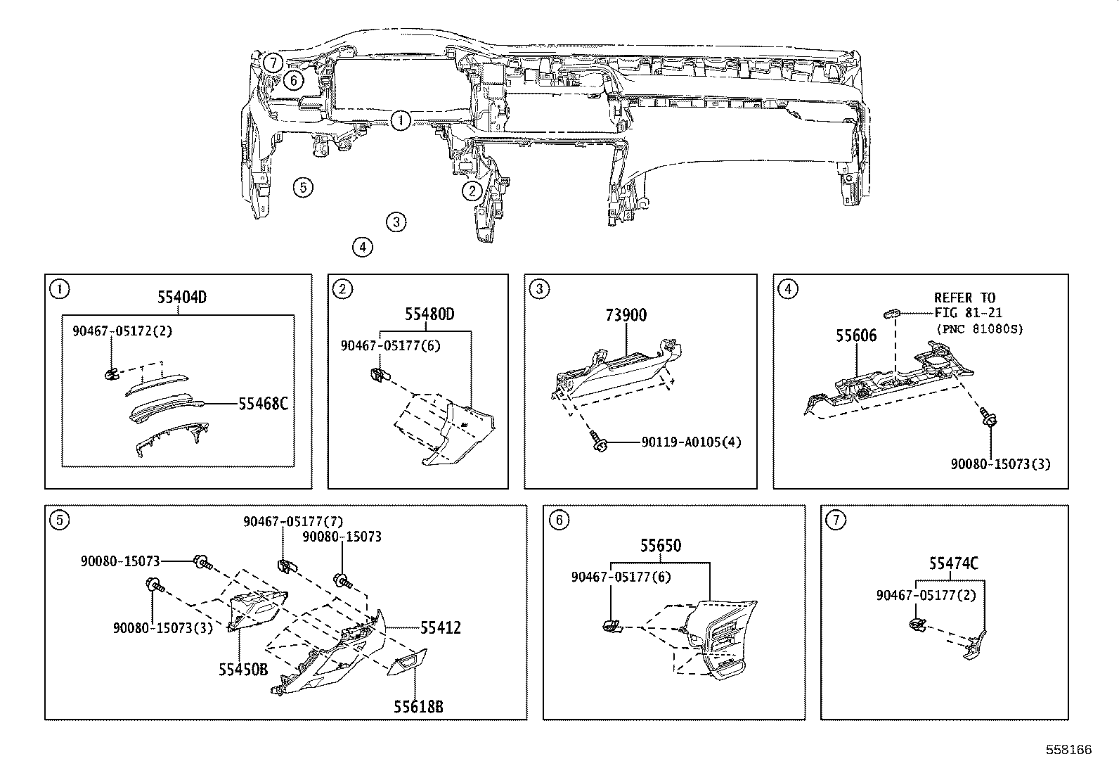 Exploded illustration 558166