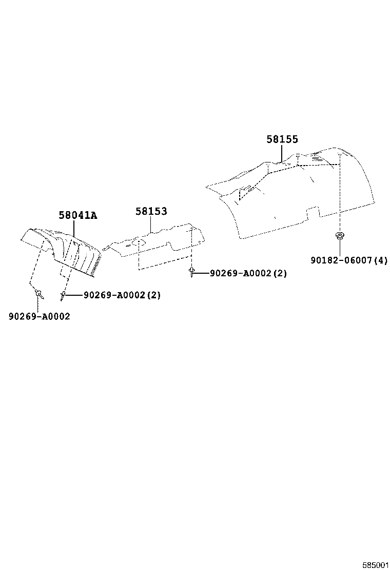 Exploded illustration 585001
