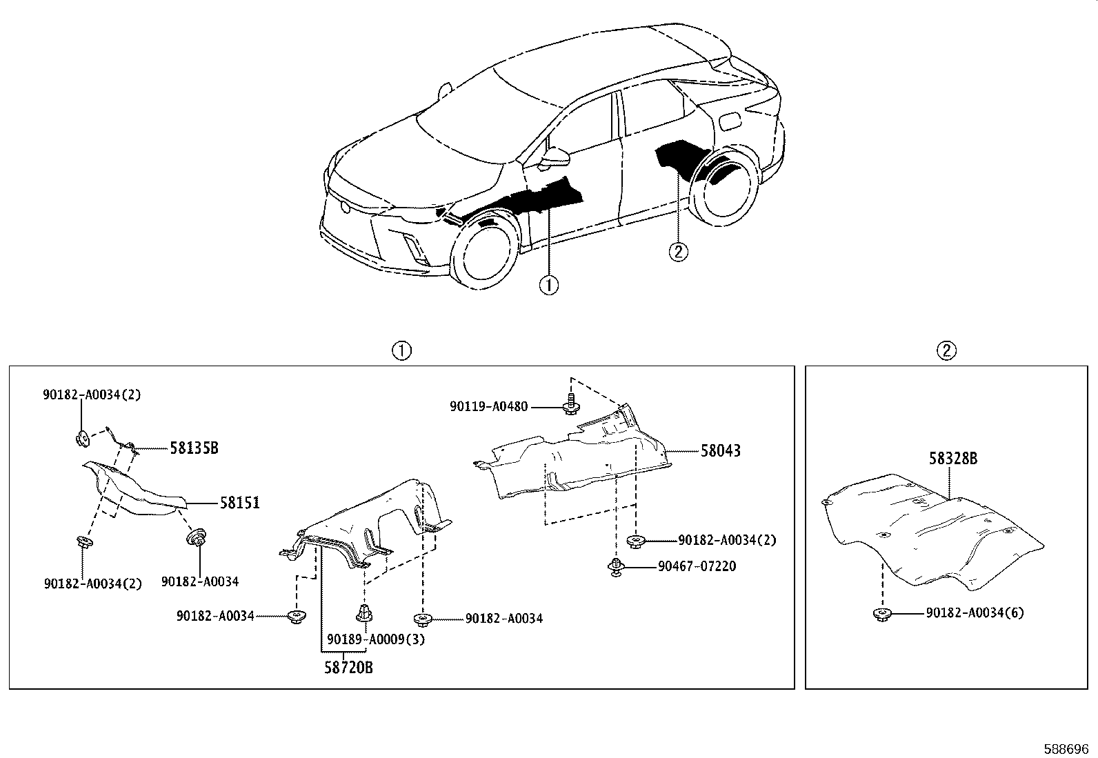 Exploded illustration 588696