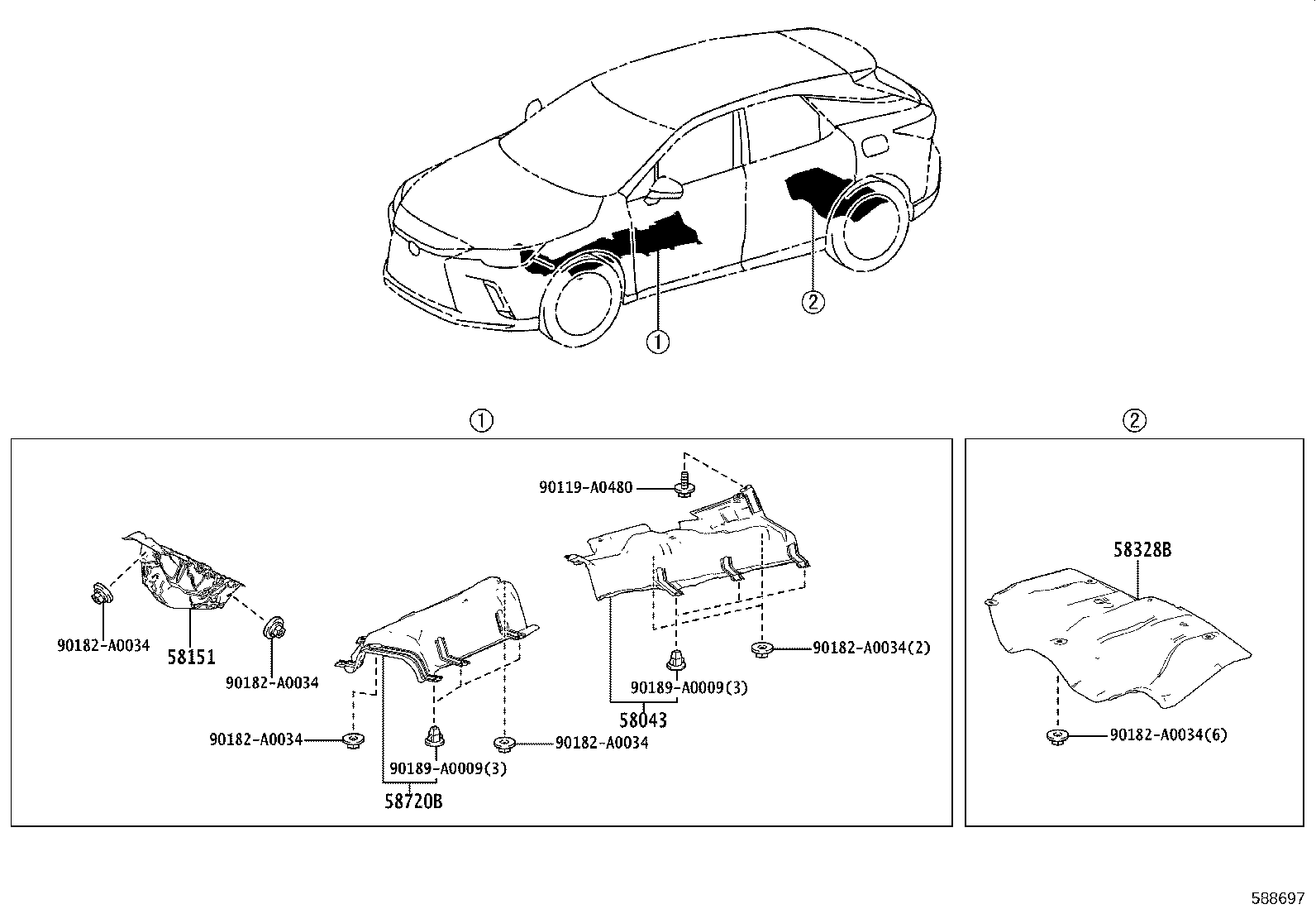 Exploded illustration 588697