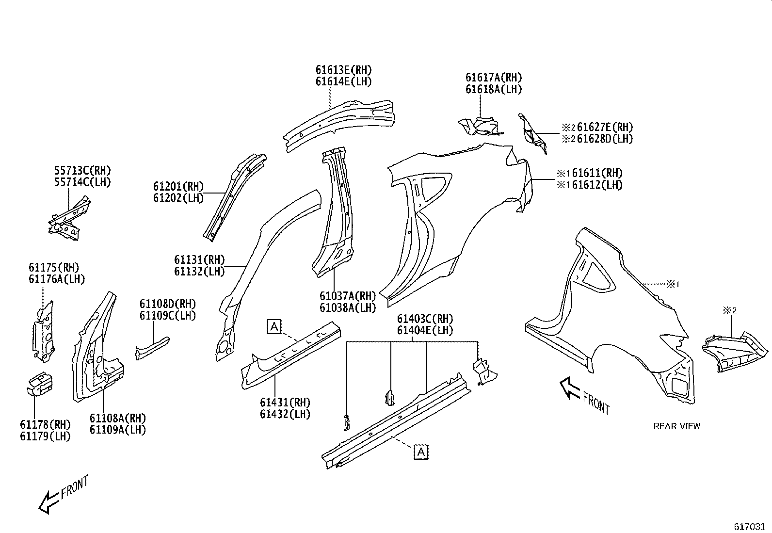 Exploded illustration 617031