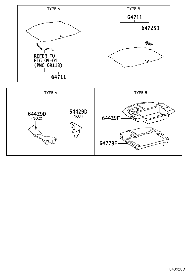 Exploded illustration 643018B