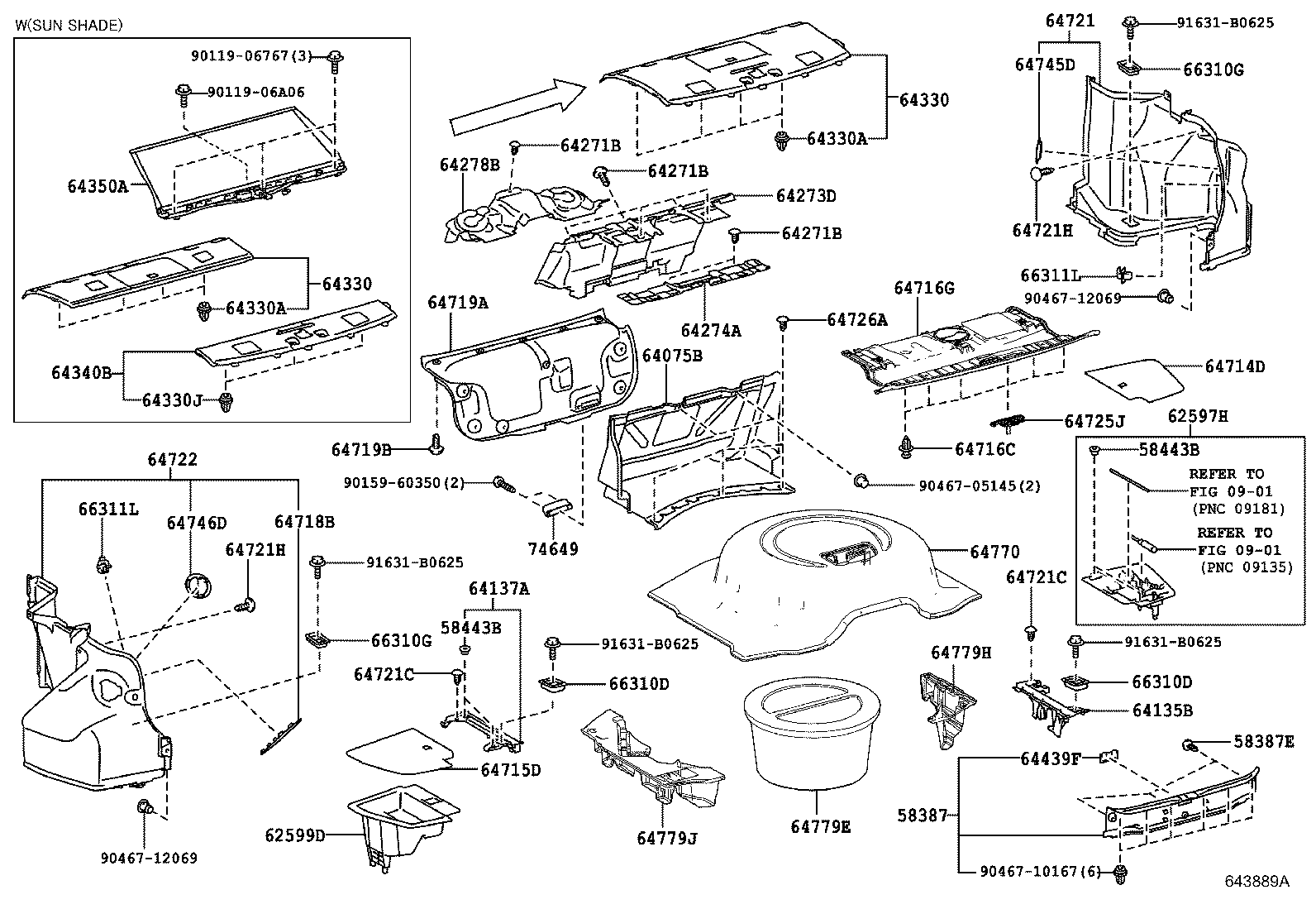 Exploded illustration 643889A