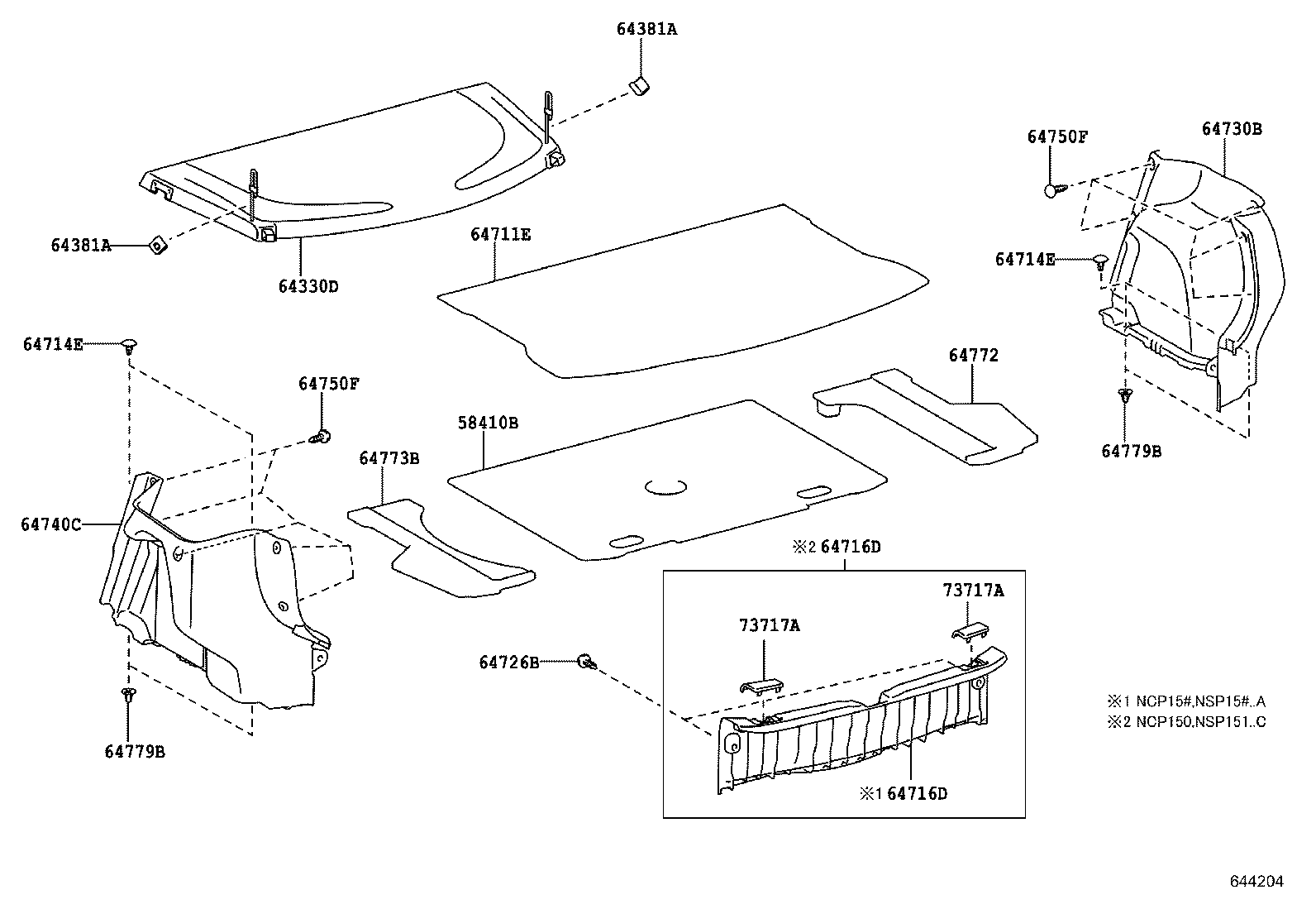 Exploded illustration 644204