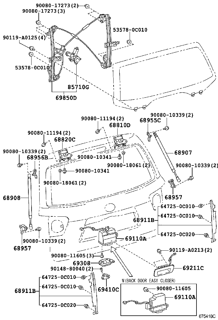 Exploded illustration 675418C