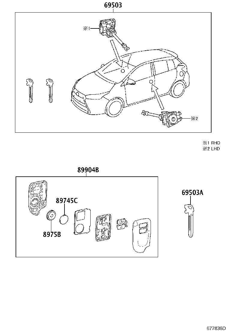 Exploded illustration 677836D