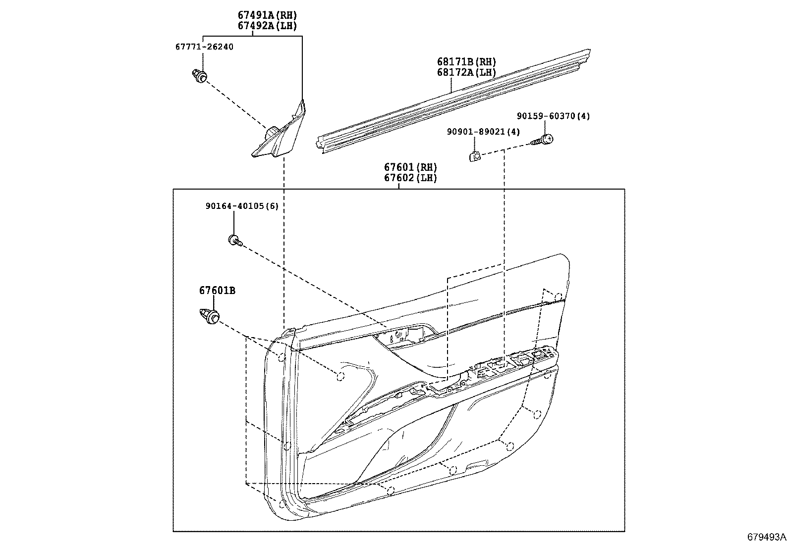 Exploded illustration 679493A