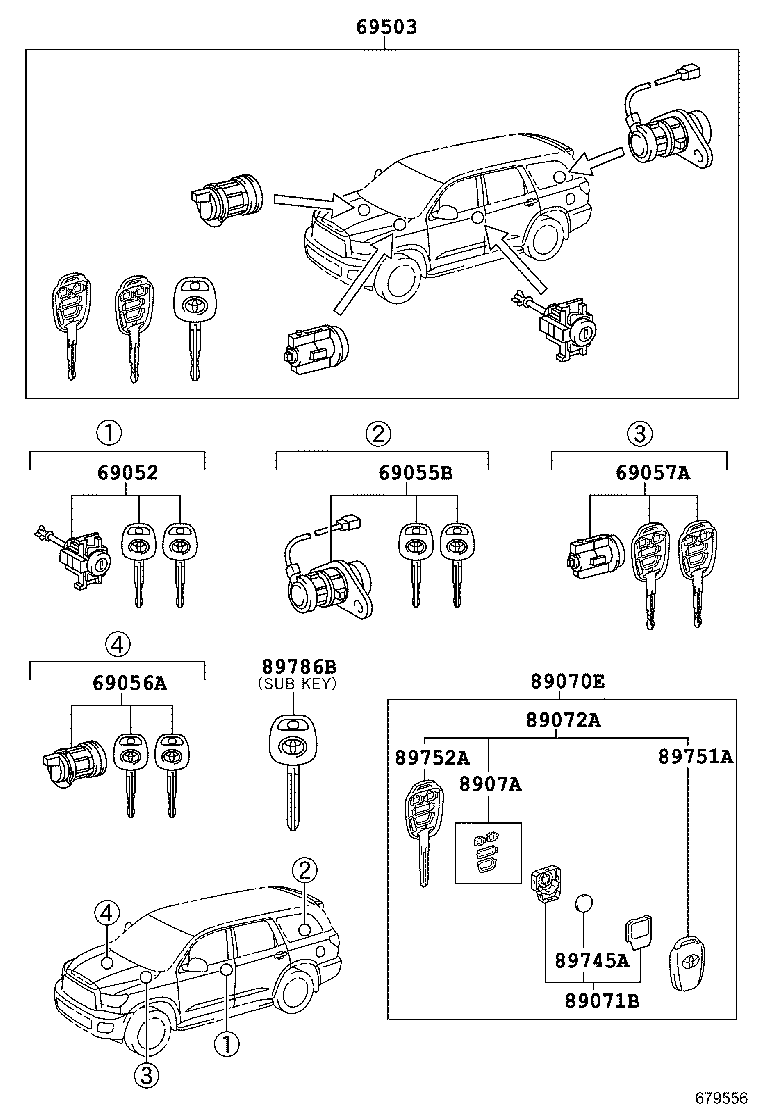 Exploded illustration 679556