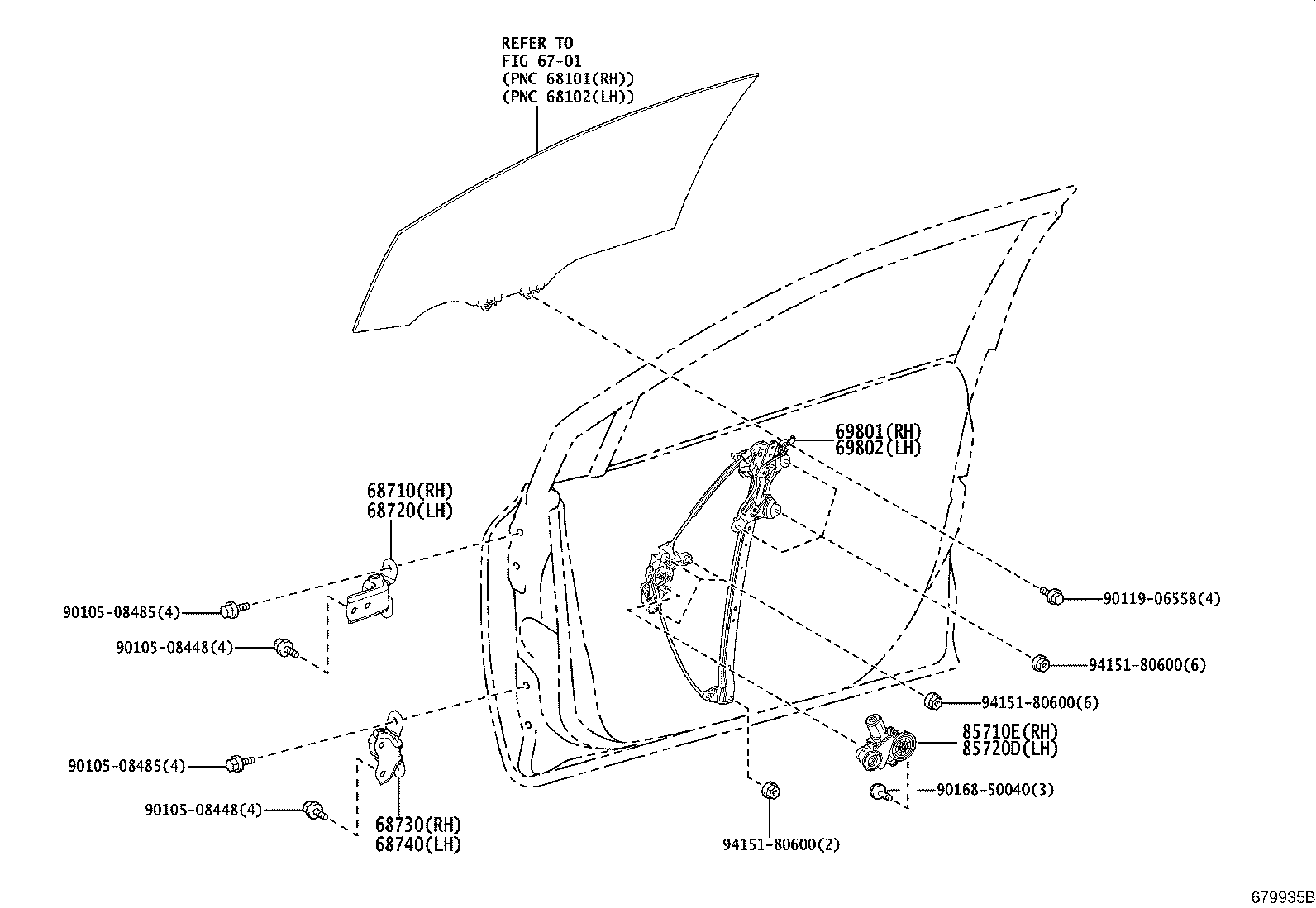 Exploded illustration 679935B