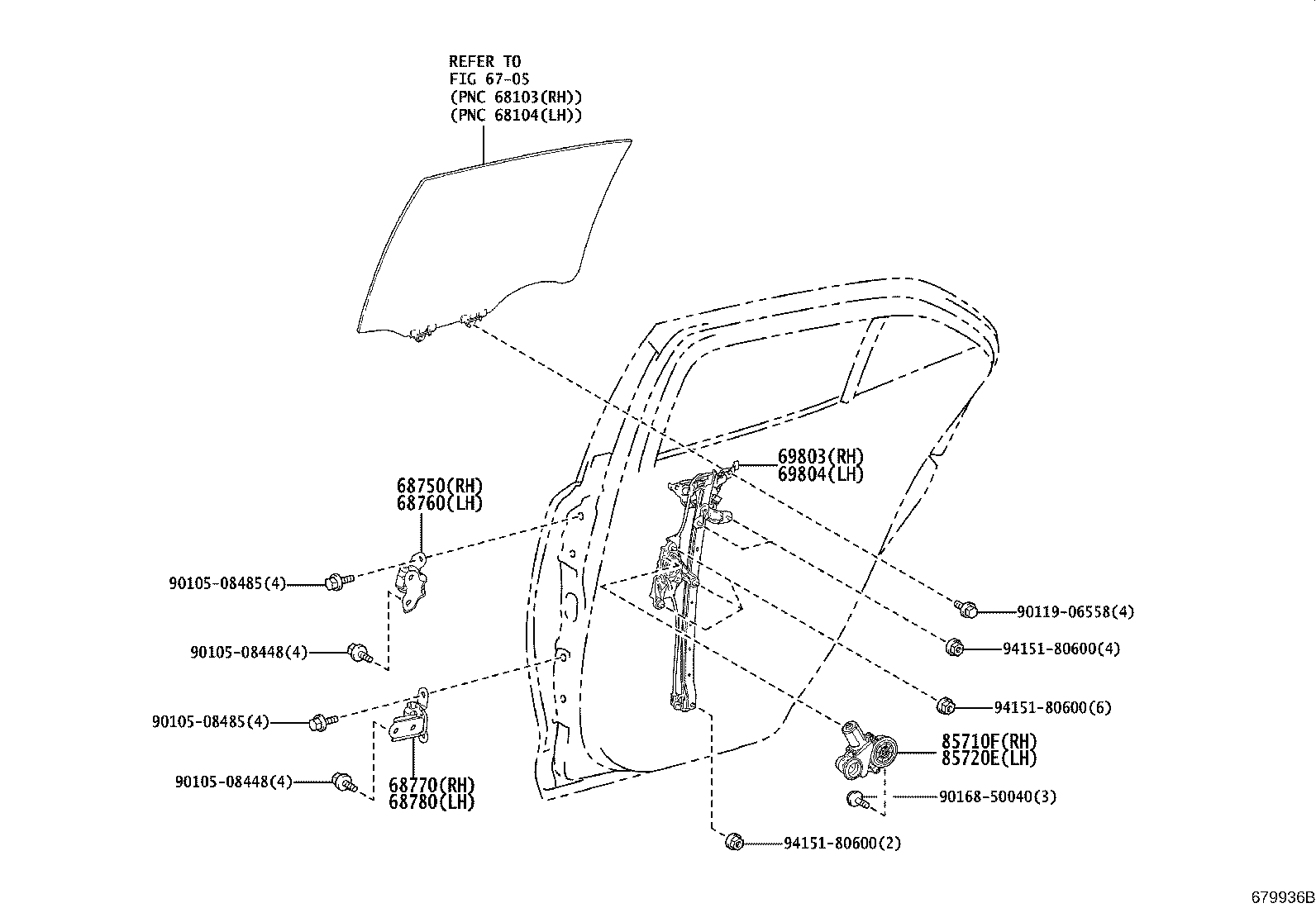 Exploded illustration 679936B