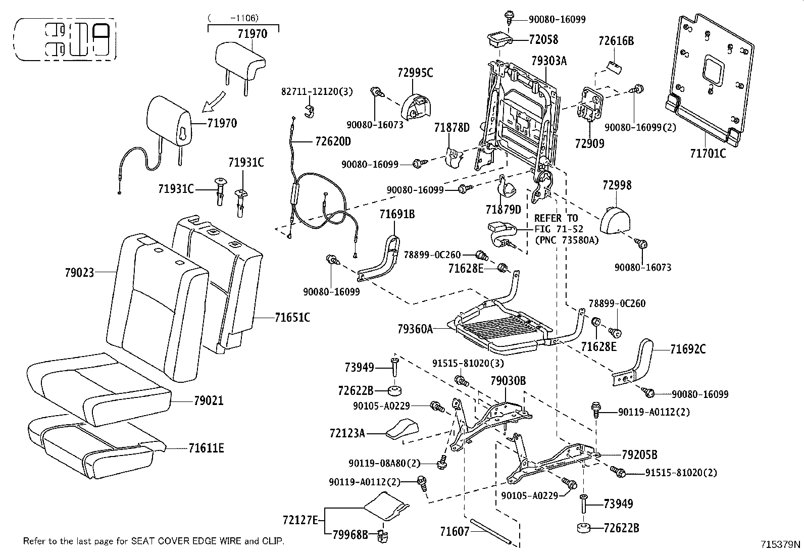 Exploded illustration 715379N