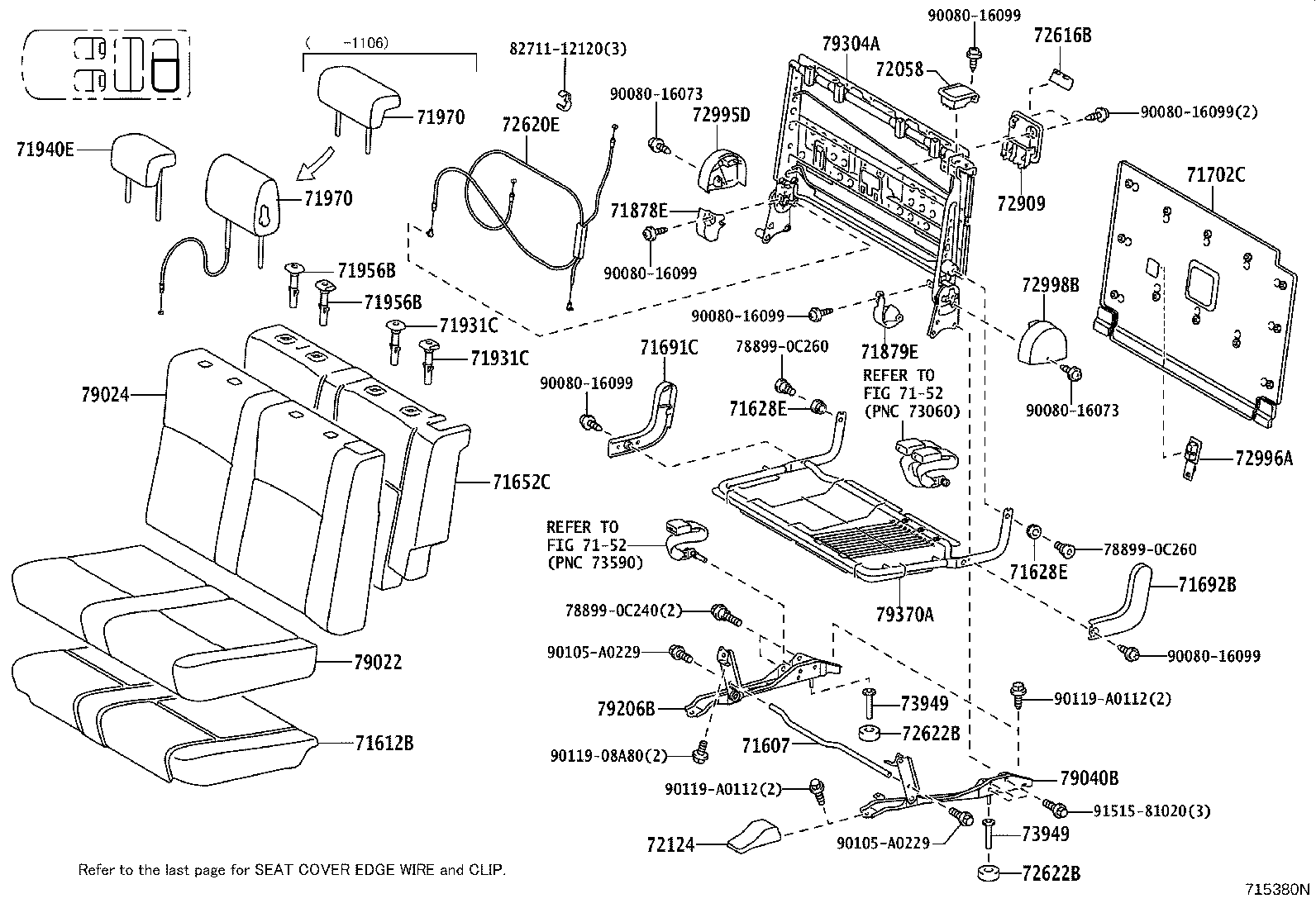 Exploded illustration 715380N