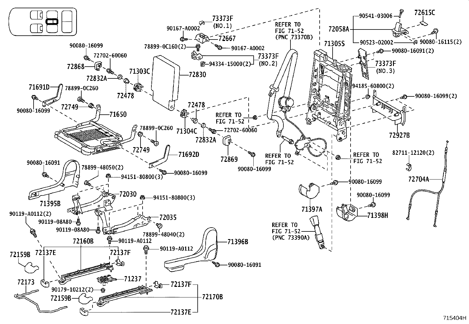 Exploded illustration 715404H