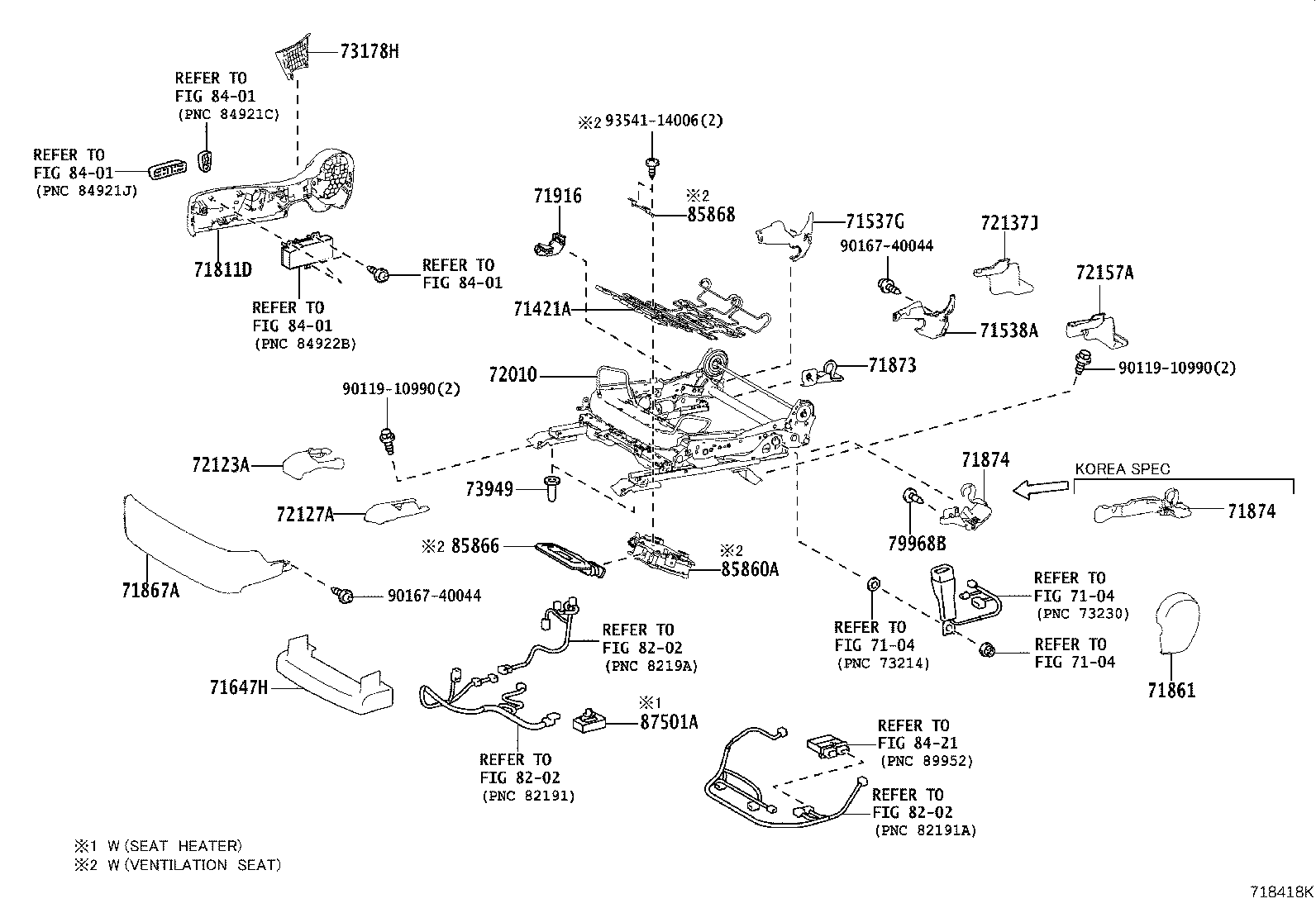 Exploded illustration 718418K