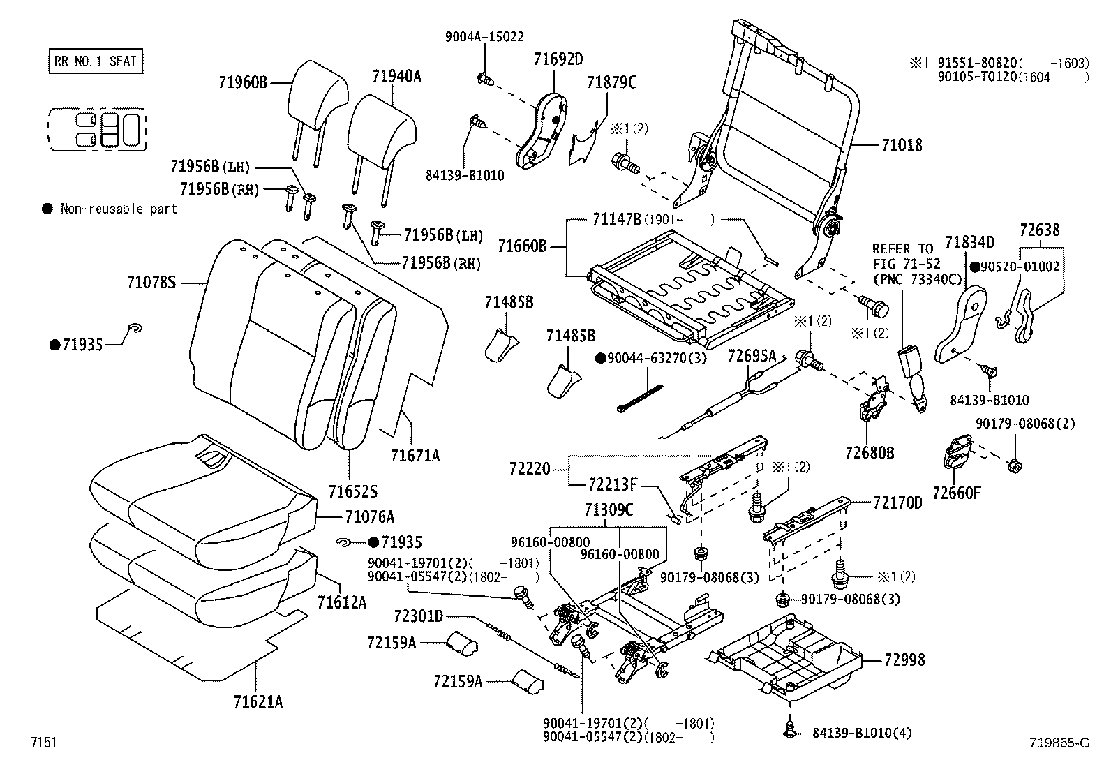 Exploded illustration 719865G