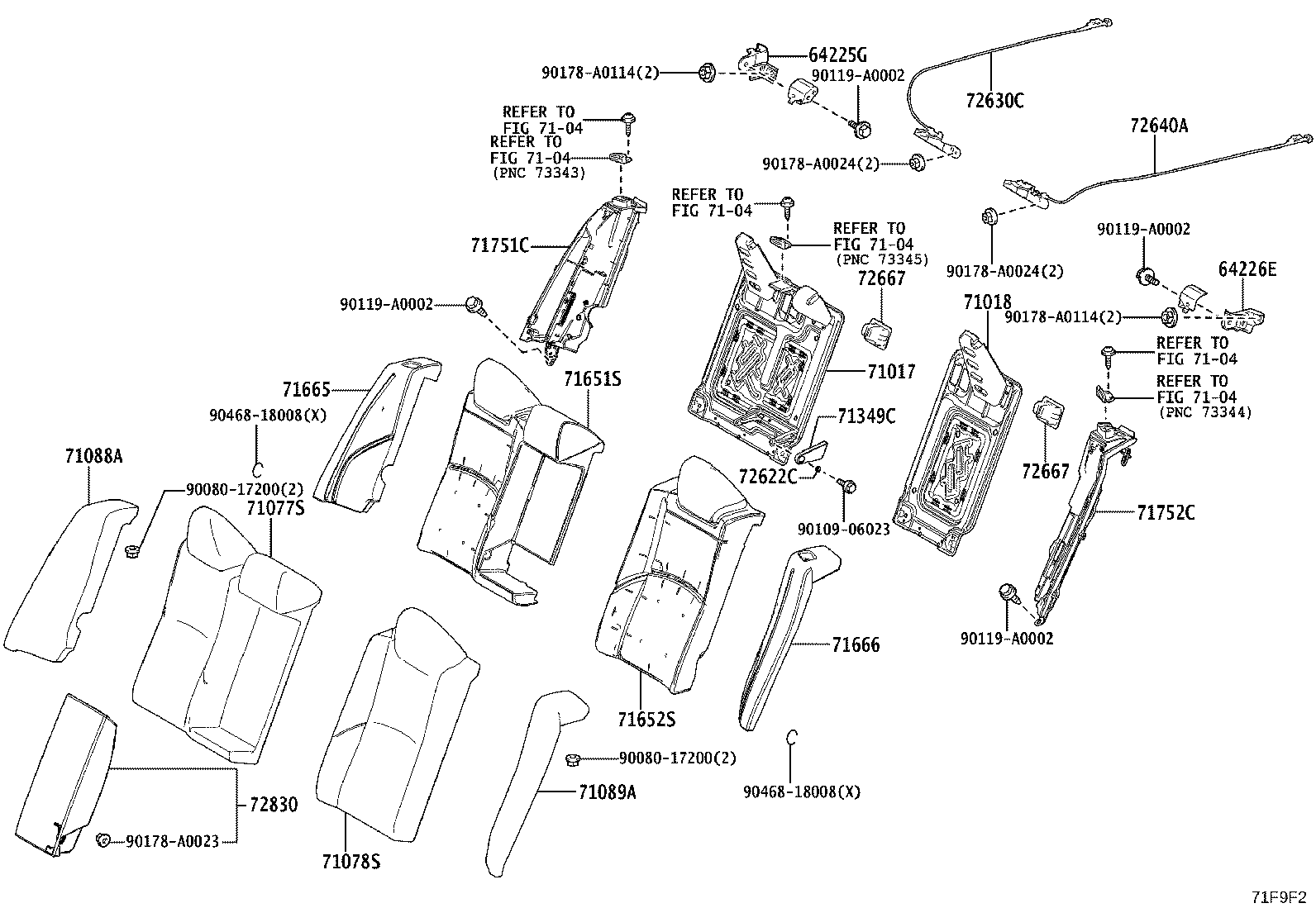 Exploded illustration 71F9F2
