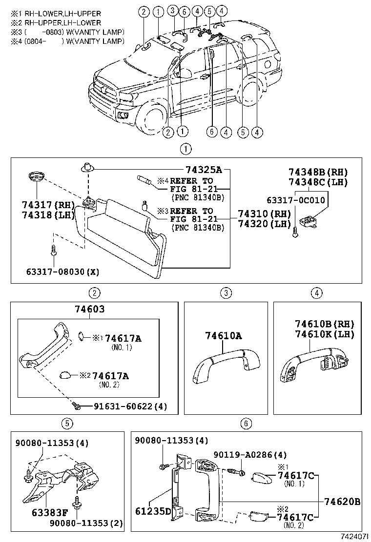 Exploded illustration 742407I