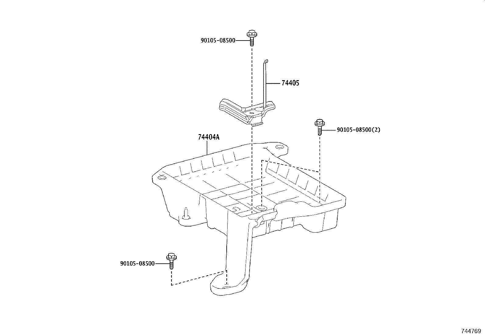 Exploded illustration 744769