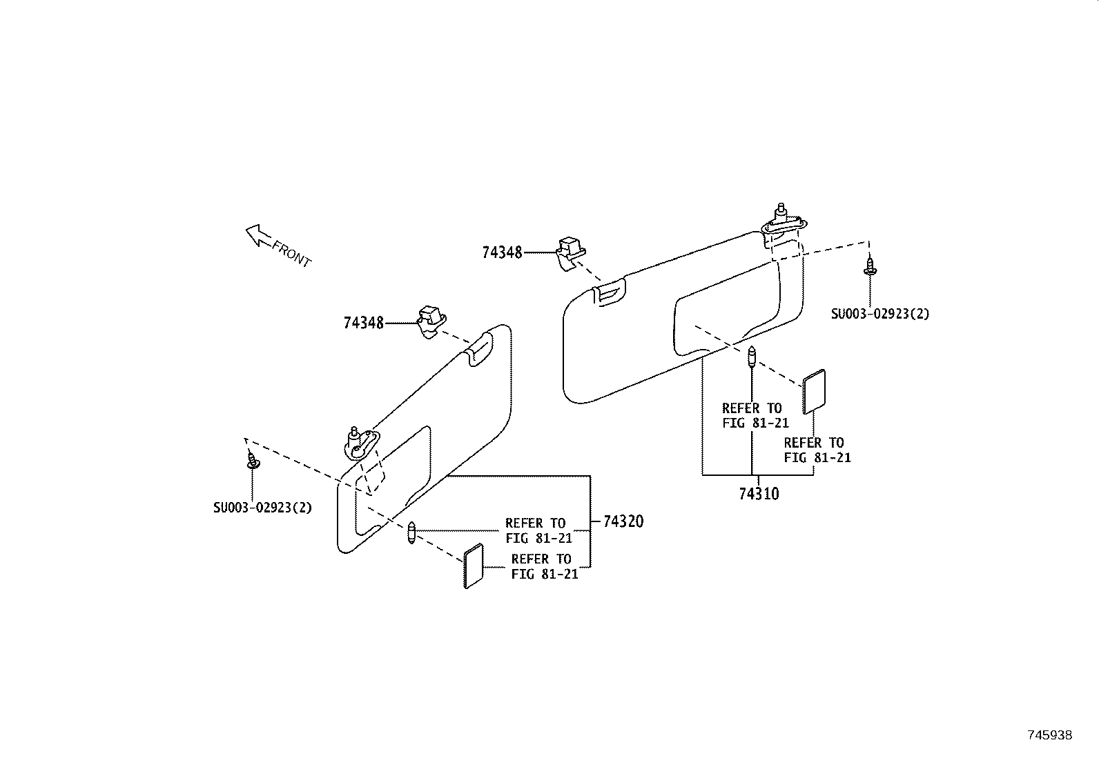 Exploded illustration 745938