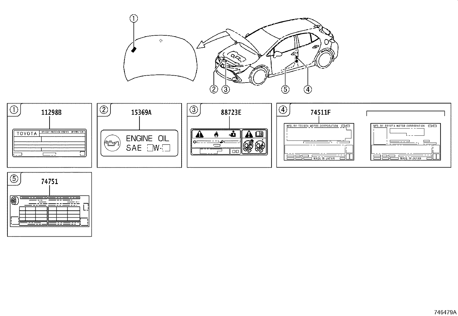 Exploded illustration 746479A